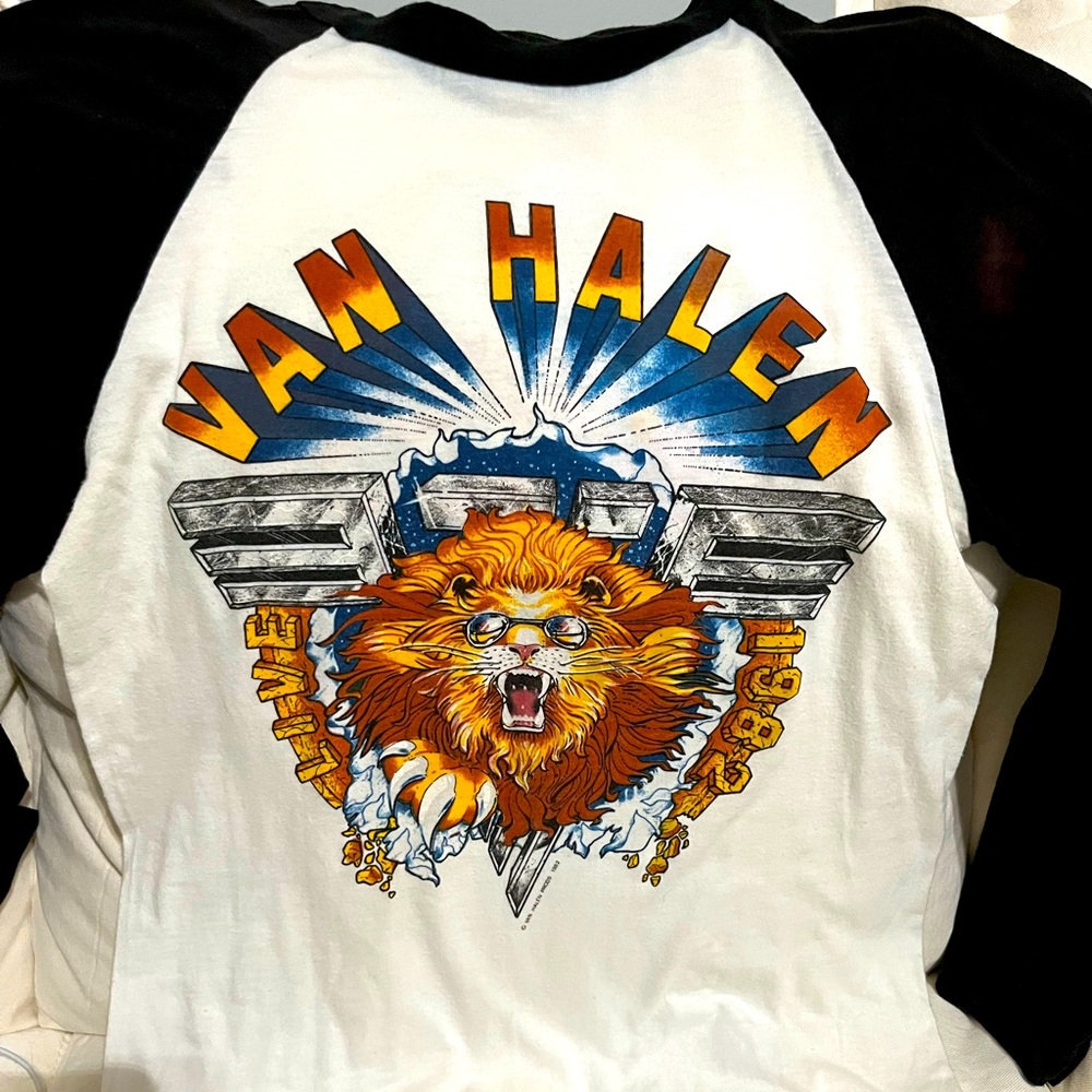 Vintage Van Halen 1982 Diver Down Concert T Shirt Perfect Condition Medium